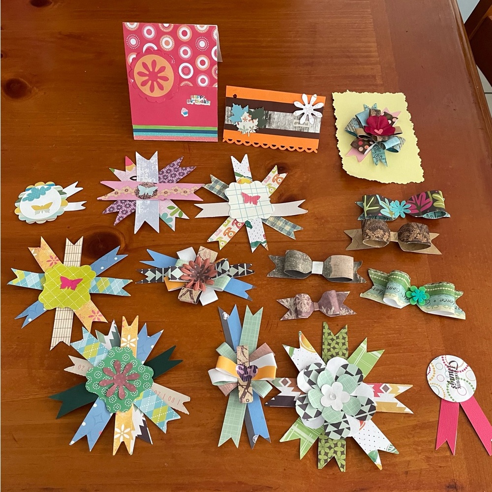 Handmade paper embellishments